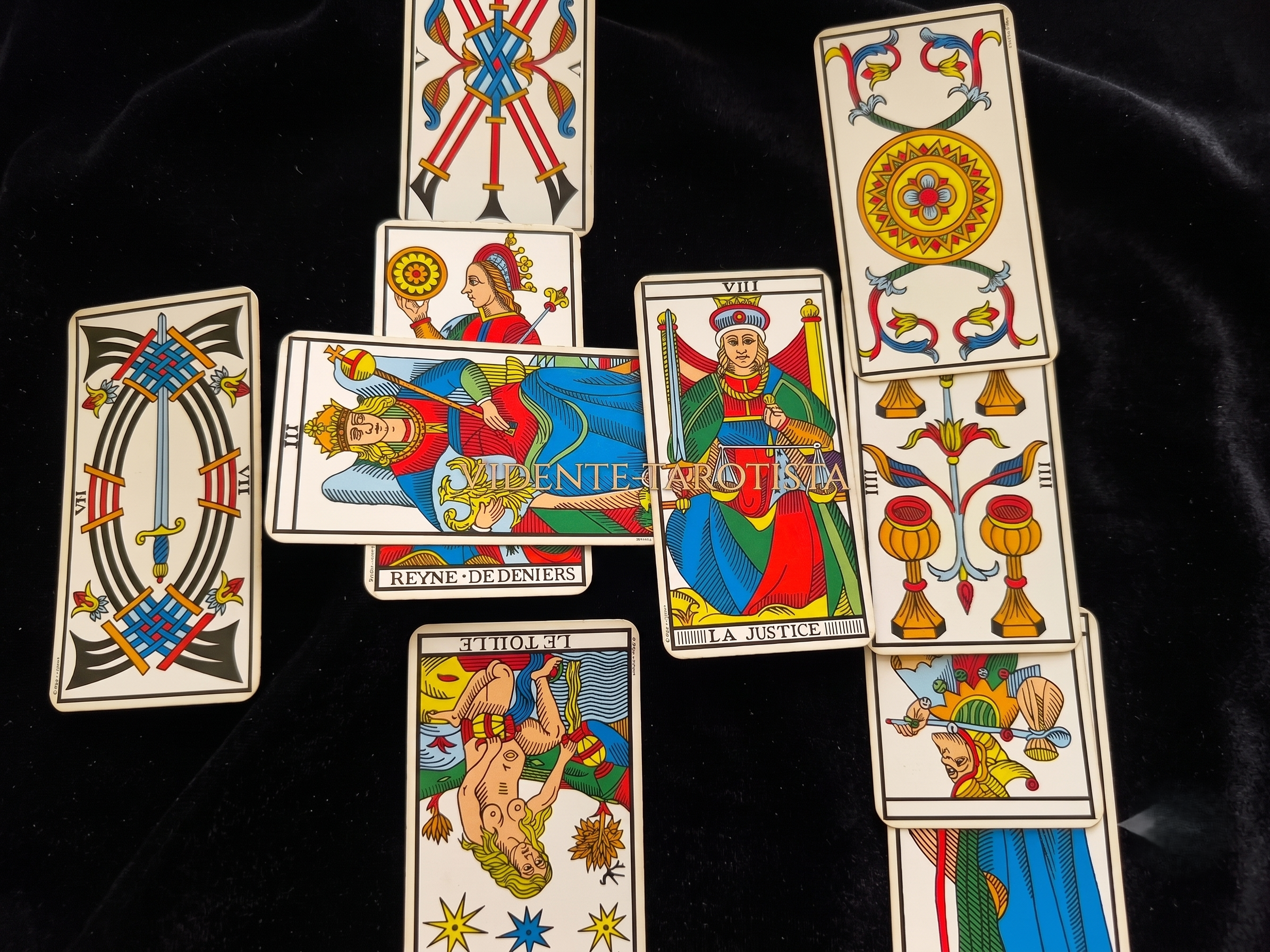 Ejemplo de tirada de tarot