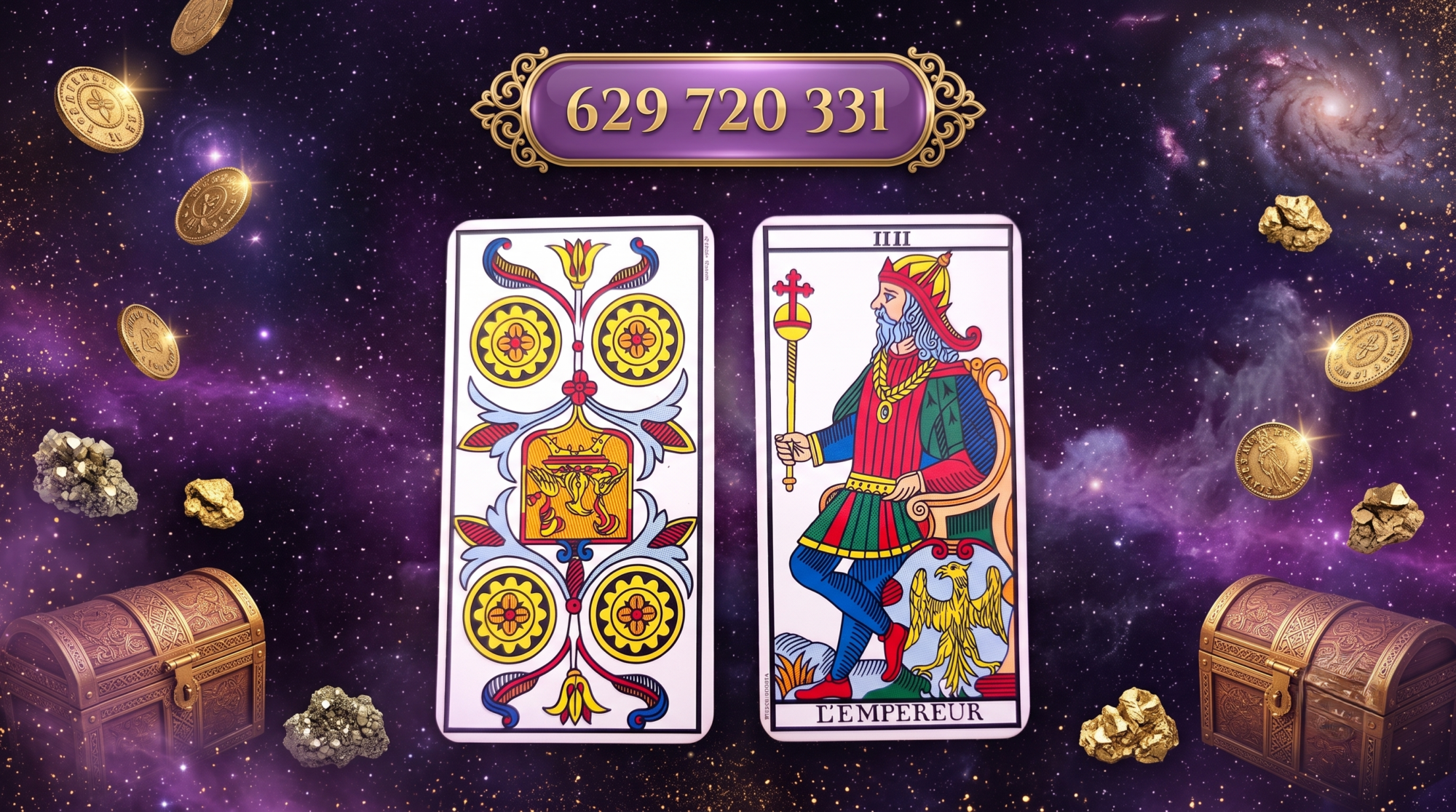 lectura del tarot en el dinero